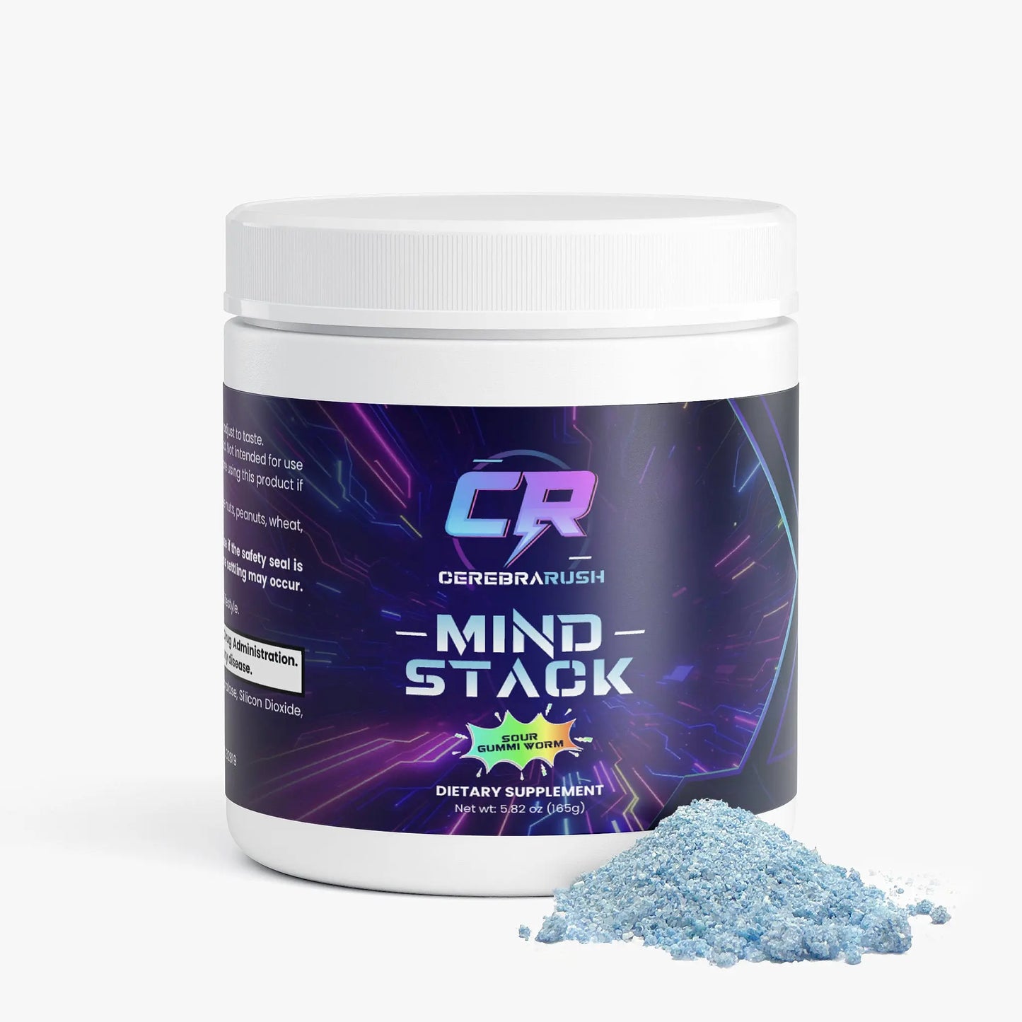CerebraRush Mind Stack | Gamer Focus Supplement – Sour Gummi Worm
