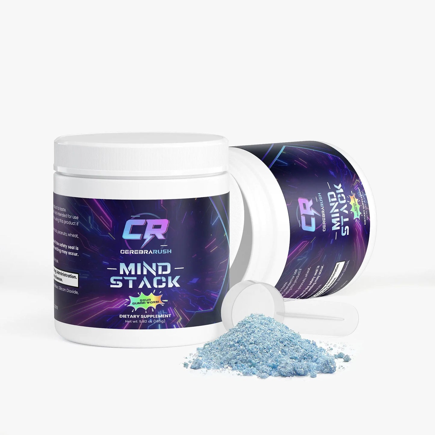 CerebraRush Mind Stack | Gamer Focus Supplement – Sour Gummi Worm