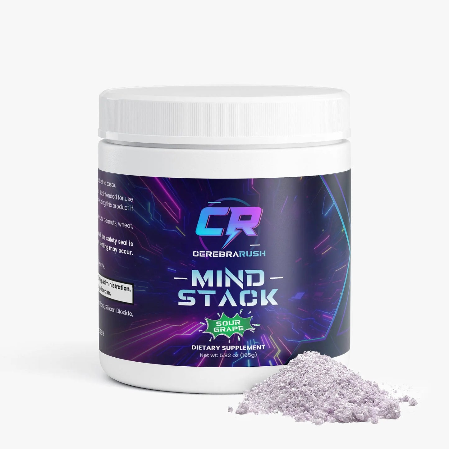 CerebraRush Mind Stack | Nootropic Energy Supplement for Gamers – Sour Grape