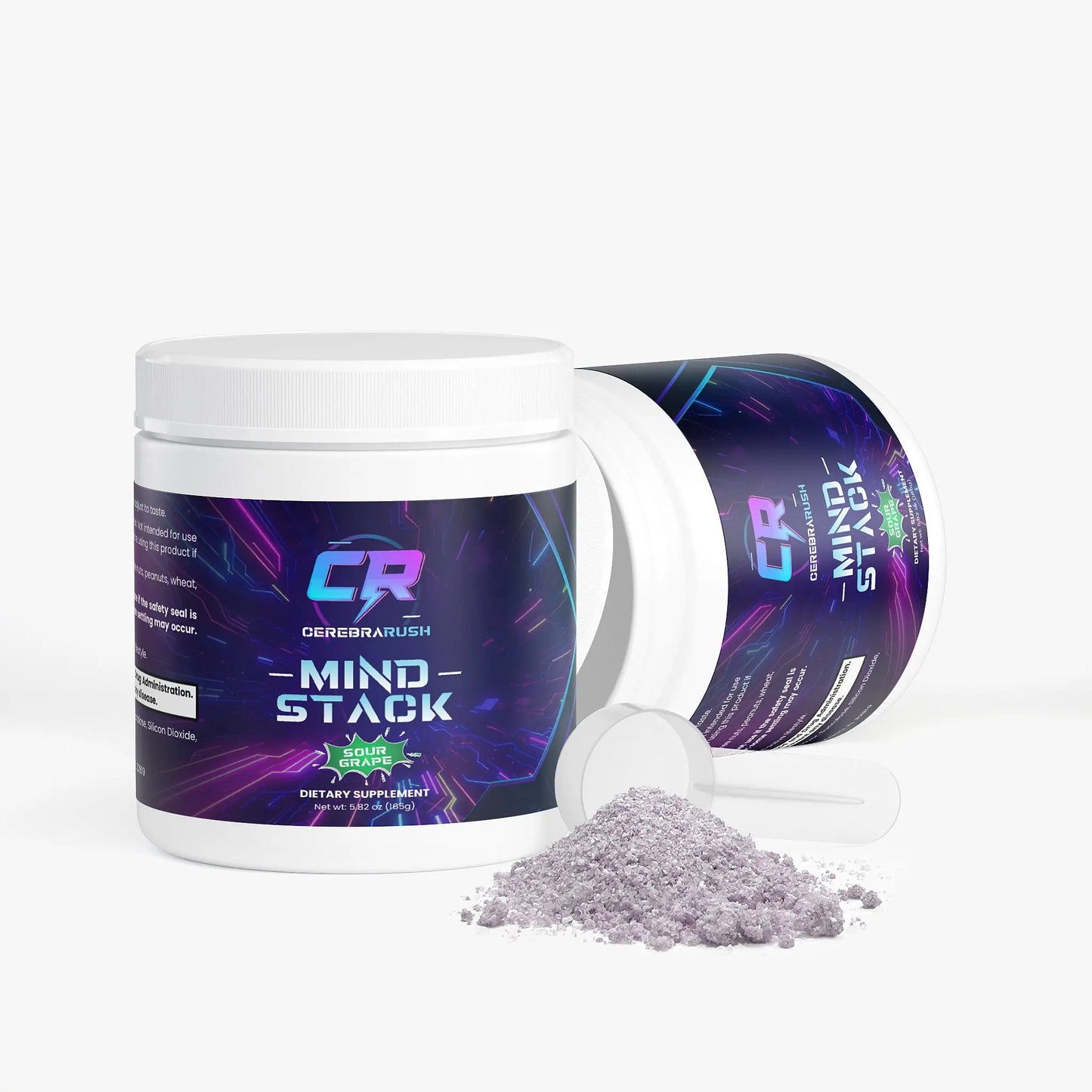 CerebraRush Mind Stack | Nootropic Energy Supplement for Gamers – Sour Grape