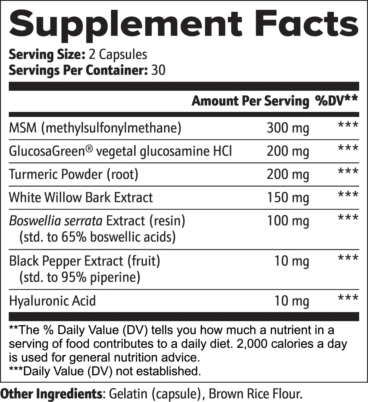Joint Support Nutrition Tribune