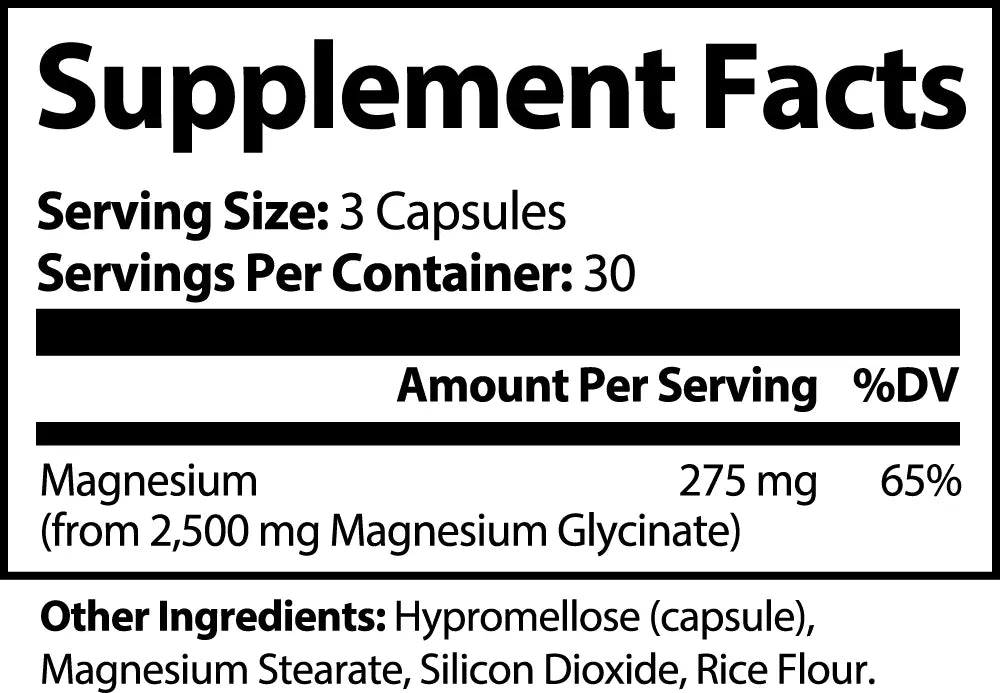 Magnesium Glycinate Nutrition Tribune