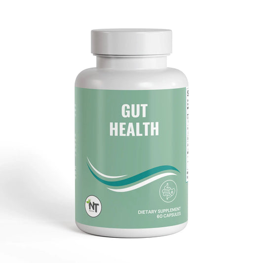 Gut Health Capsules supplement with prebiotics, probiotics, and enzymes