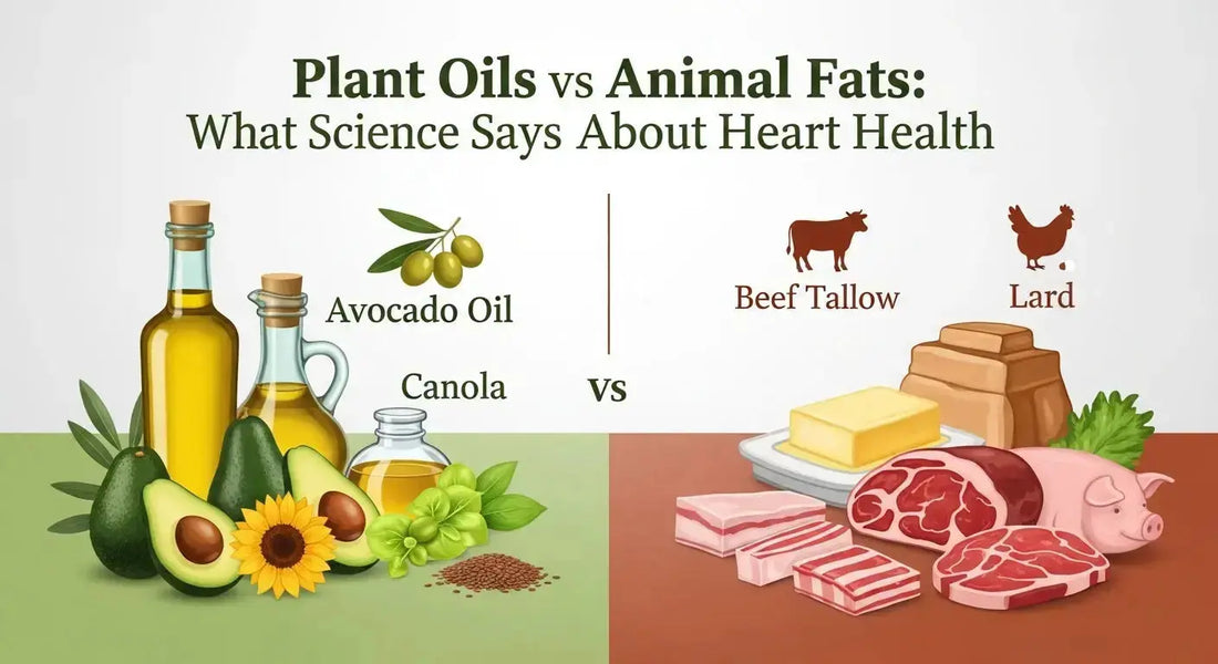 Plant Oils vs Animal Fats: What Science Says About Heart Health