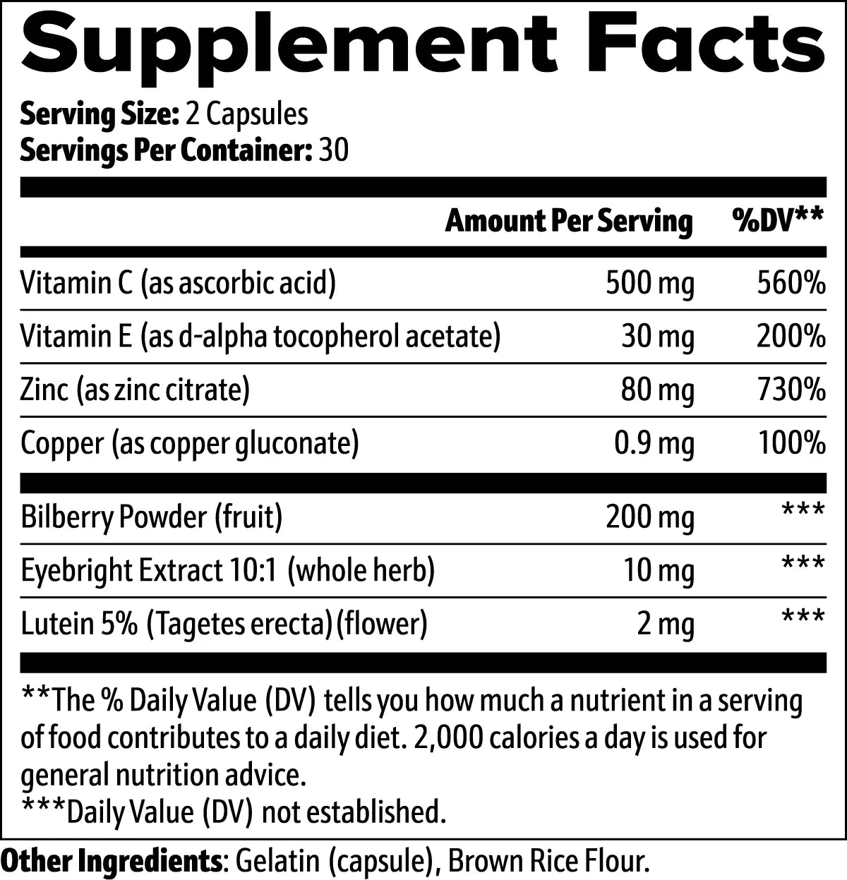 Vision Support Nutrition Tribune