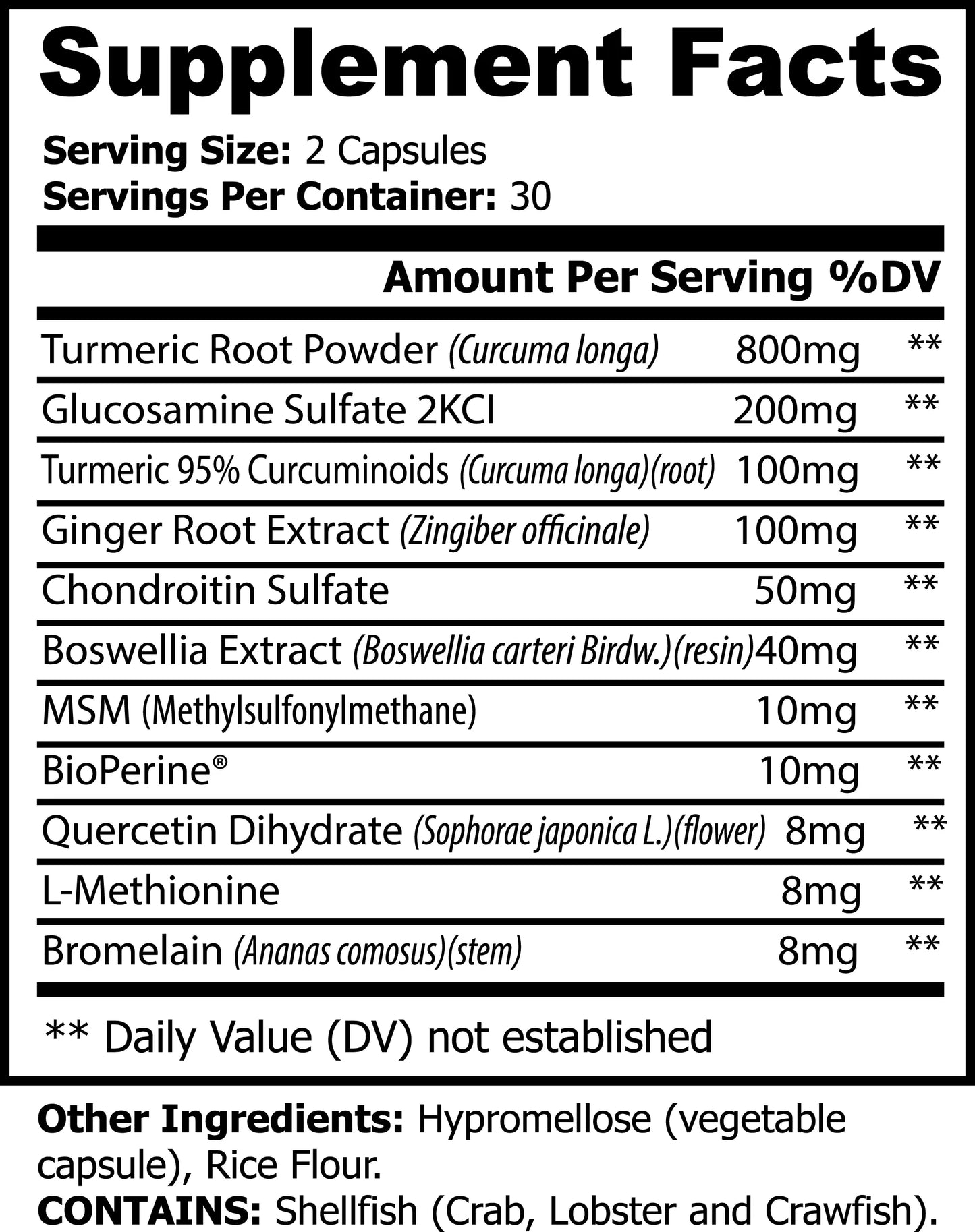 Platinum Turmeric Nutrition Tribune